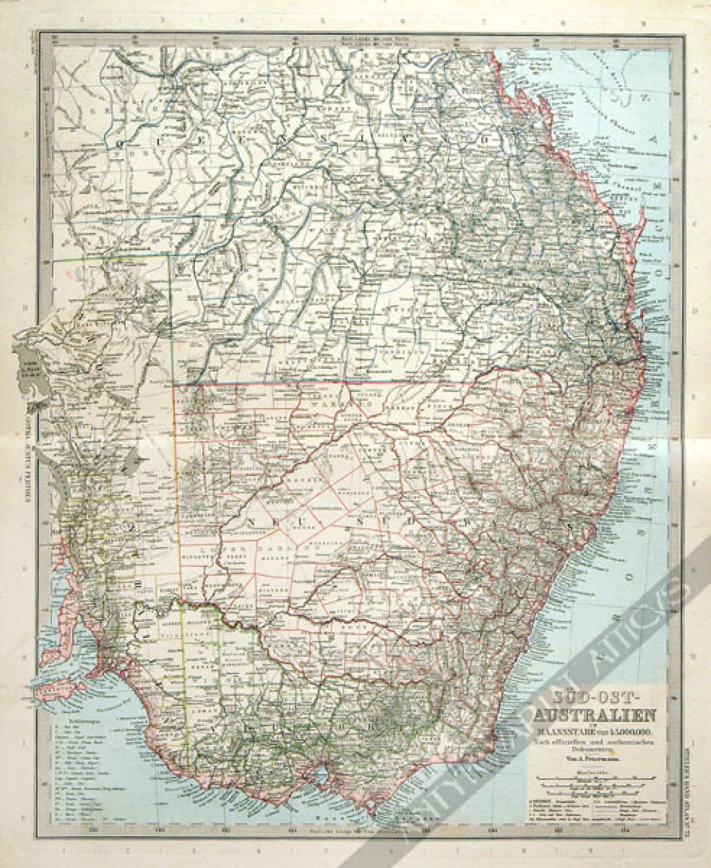 [mapa] Sud-Ost - Australien [Południowo-wschodnia Australia]