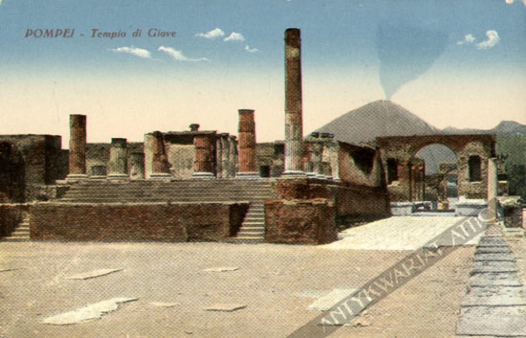 [pocztówka] Pompei - Tempo di Giove