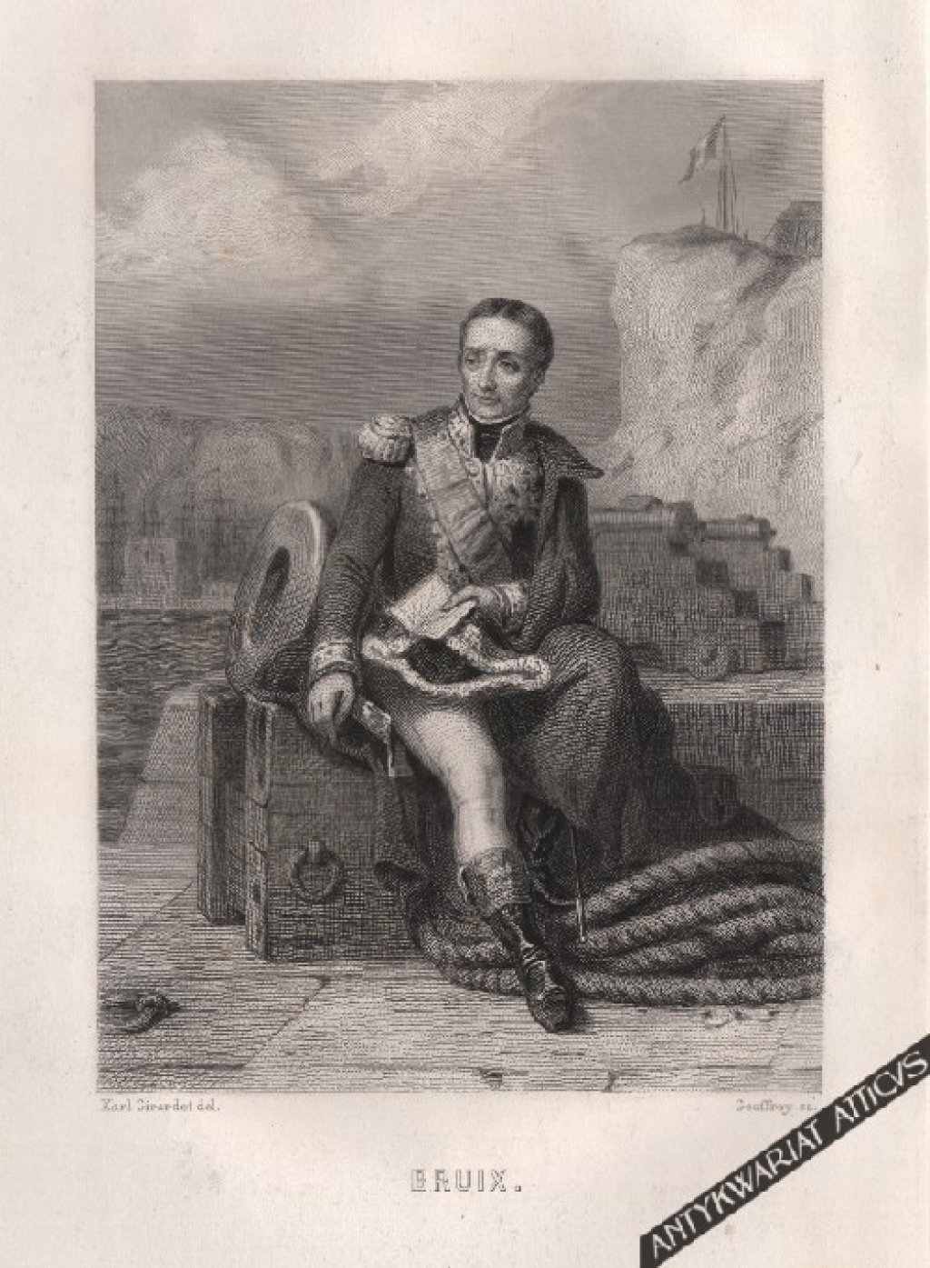 [rycina, ok. 1840] Bruix [admirał Étienne Eustache Bruix]