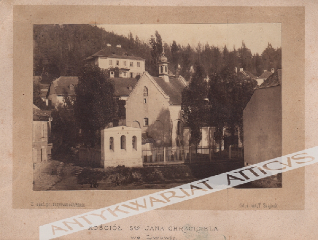 [fotografia, ok. 1880] Kościół Ś-go Jana Chrzciciela we Lwowie