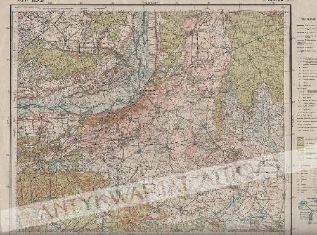 [mapa topograficzna, 1935] Czarnków [Wielkopolska]