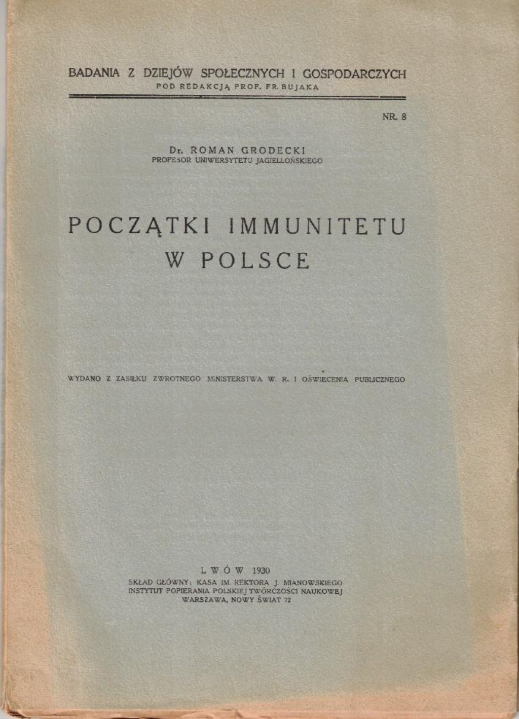Początki immunitetu w Polsce
