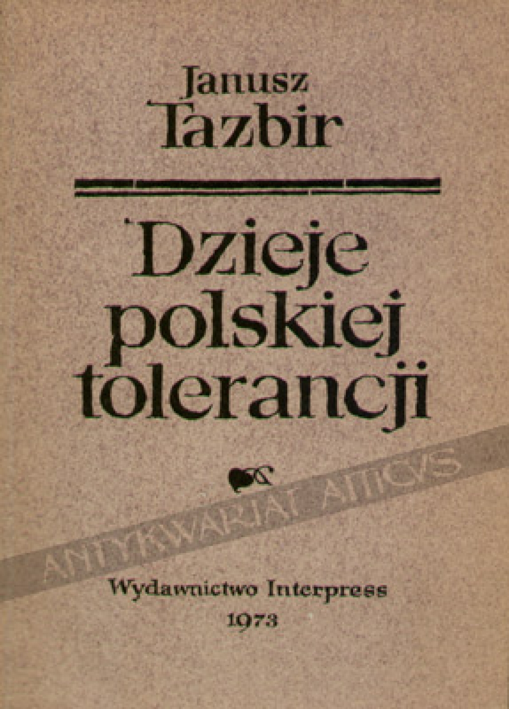 Dzieje polskiej tolerancji