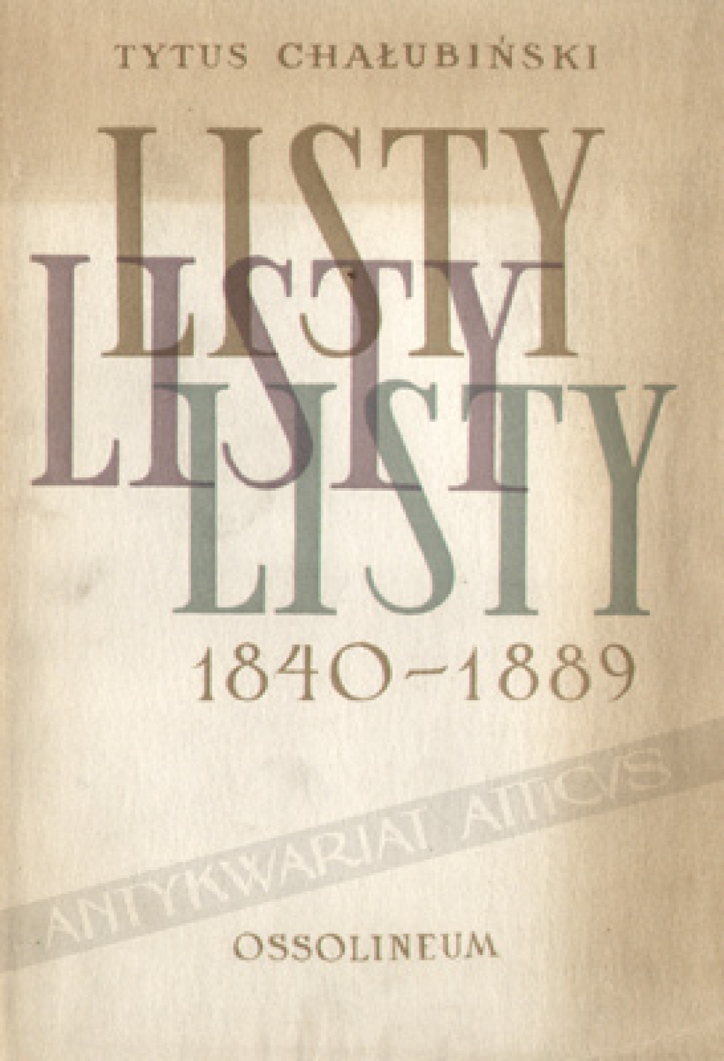 Listy 1840-1889