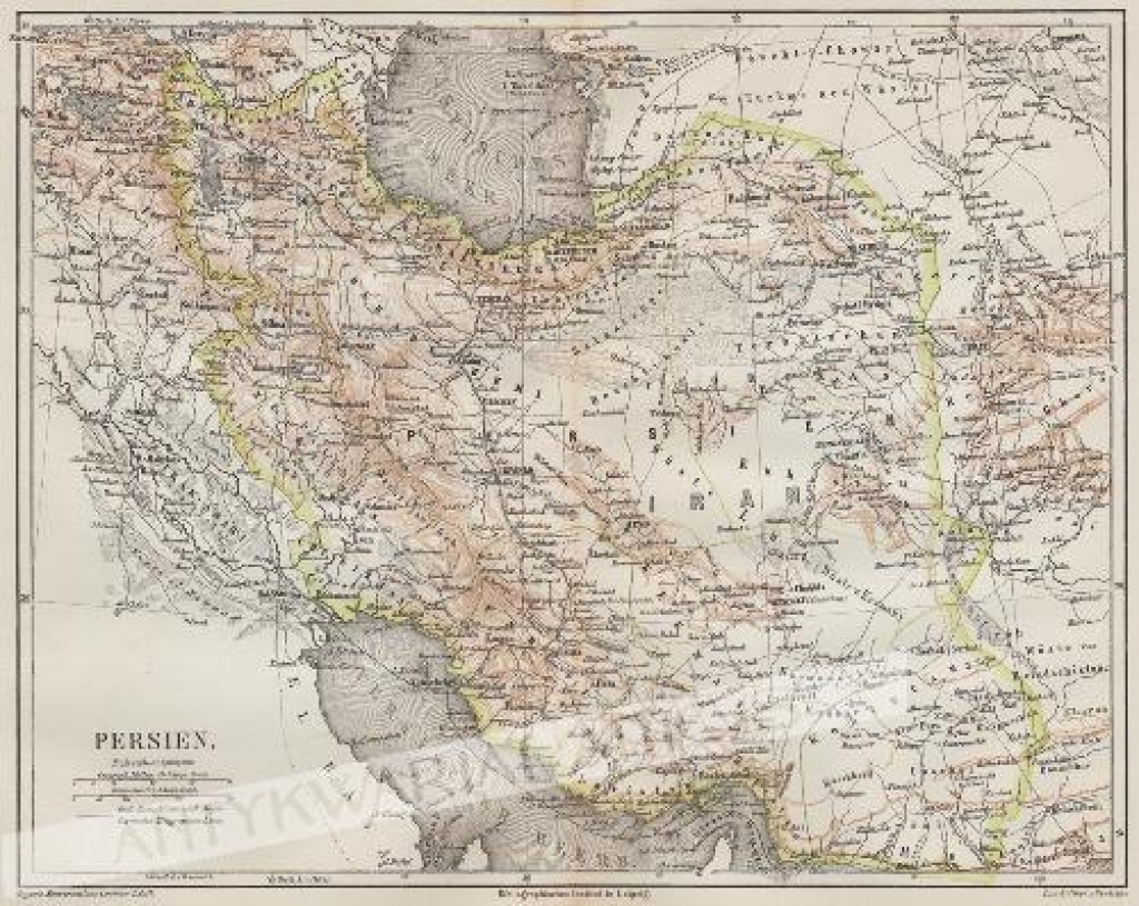 [mapa, 1877] Persien [Persja, Iran]