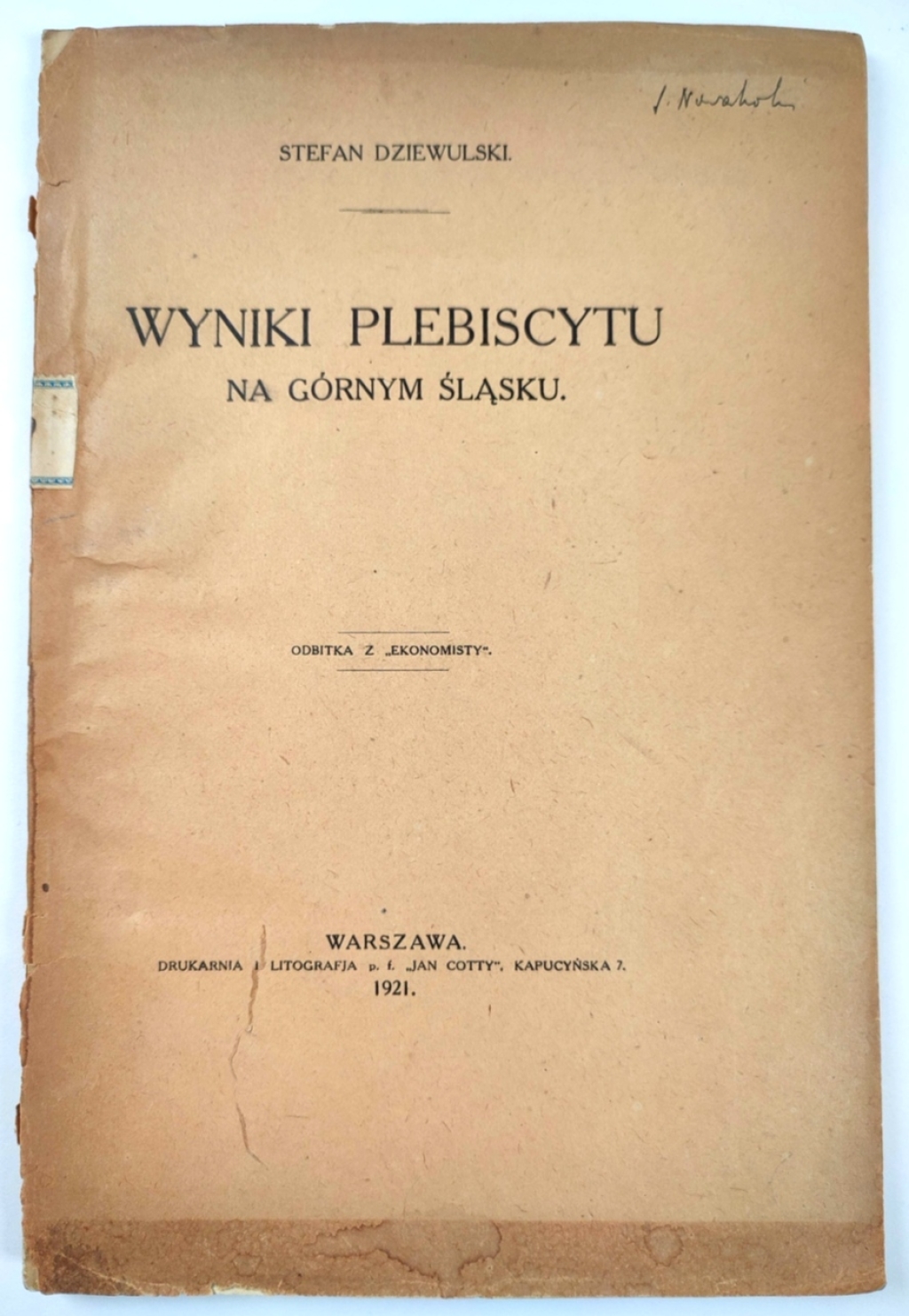 Wyniki plebiscytu na Górnym śląsku  [z mapą]