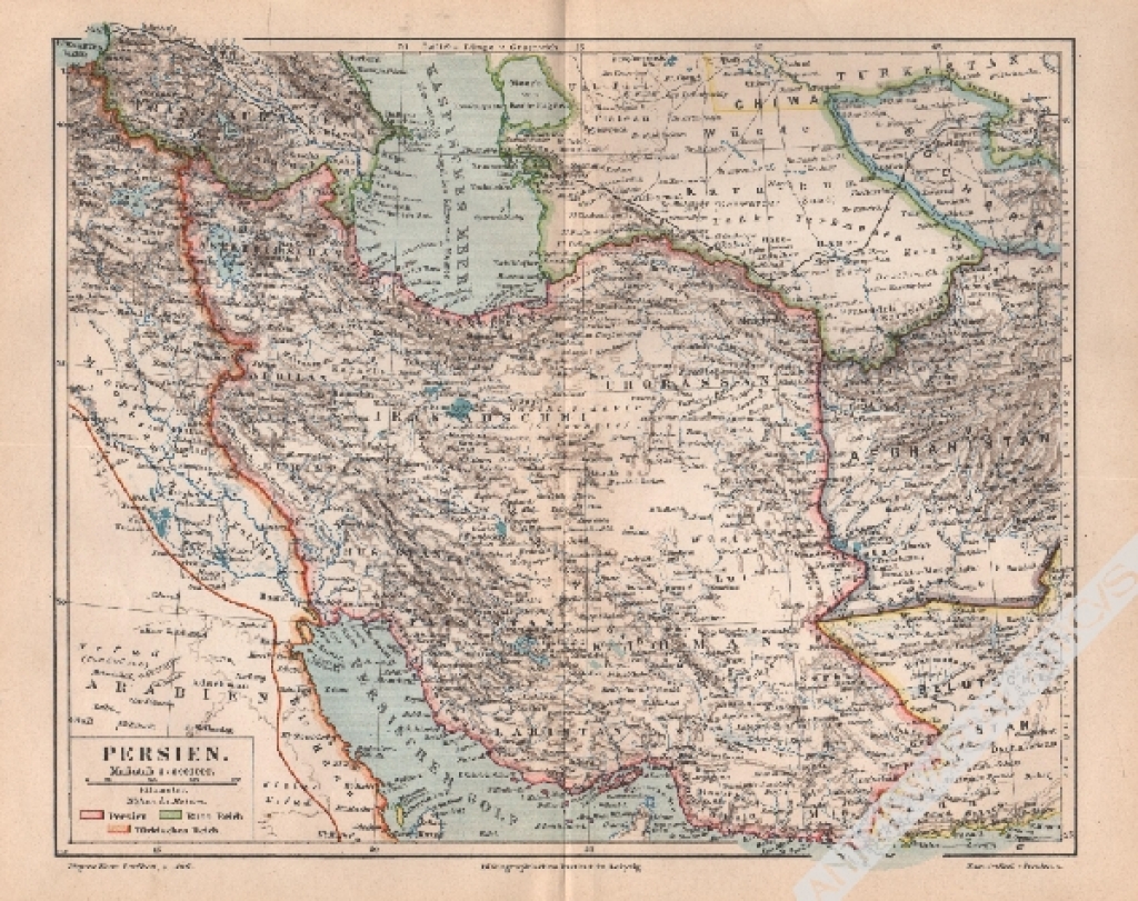 [mapa, 1887] Persien [Persja]