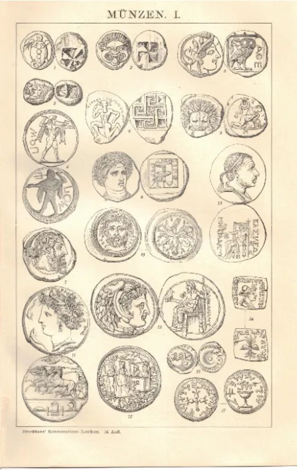 [ryciny, 1903] Munzen I-IV. [monety]