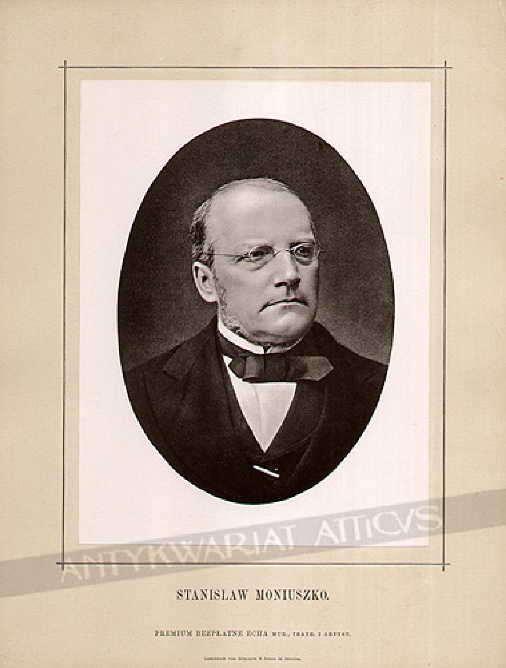 [światłodruk, ok. 1900] Stanisław Moniuszko