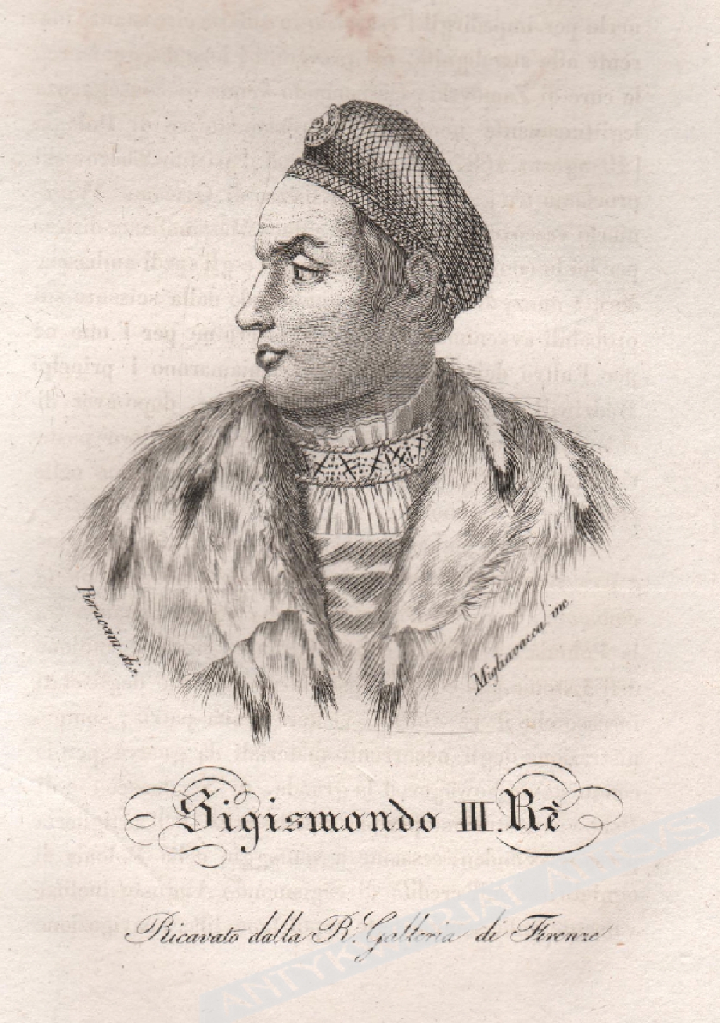 [rycina, 1831] [Zygmunt III Waza] Sigismondo III Rex