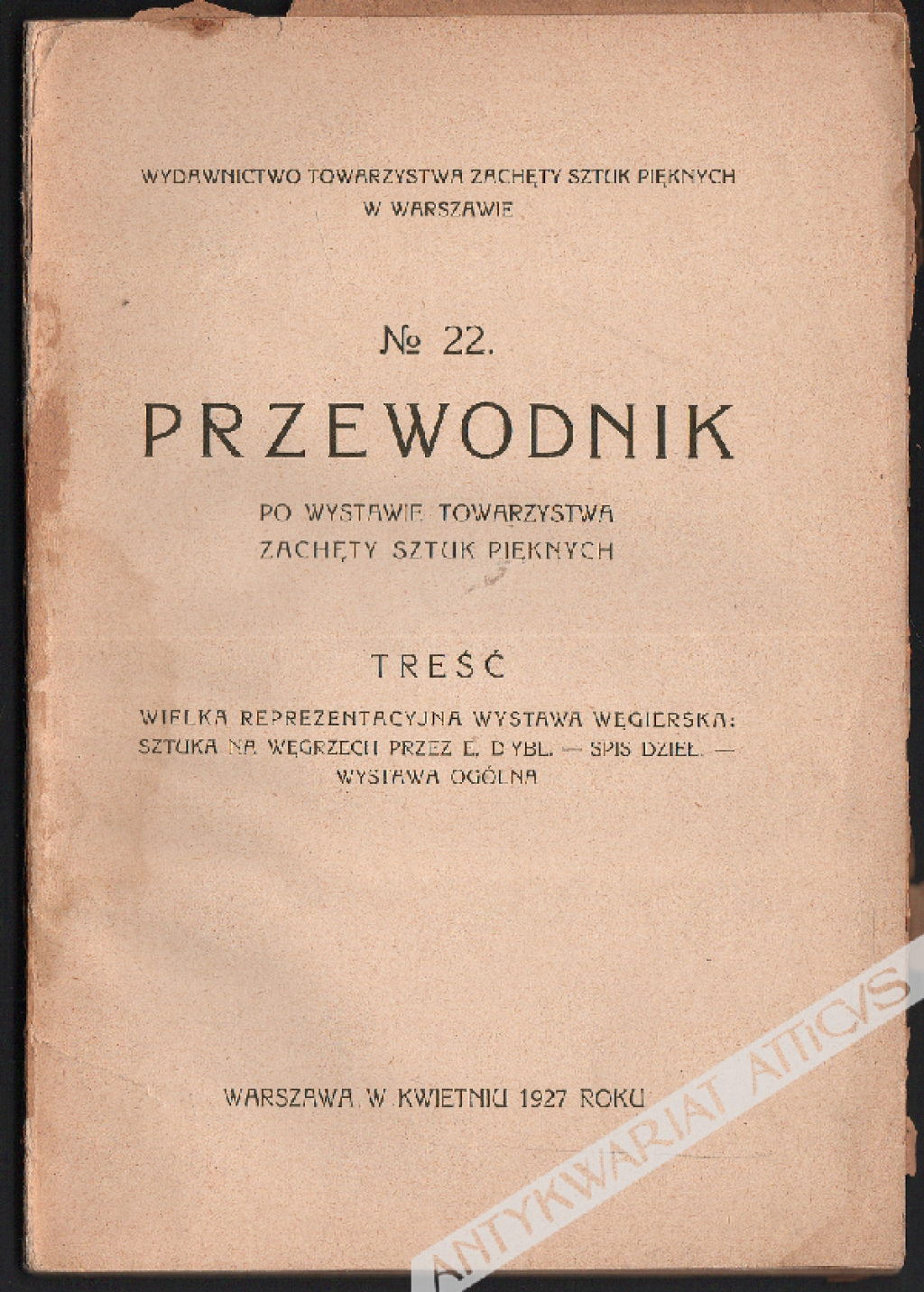 Przewodnik po wystawie Towarzystwa Zachęty Sztuk Pięknych