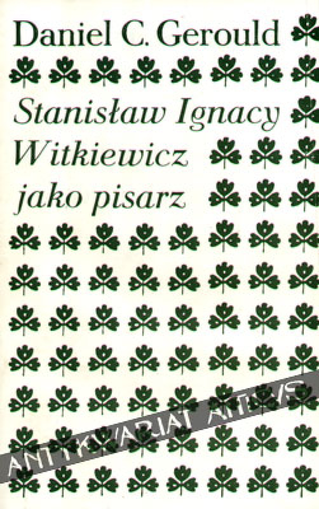 Stanisław Ignacy Witkiewicz jako pisarz