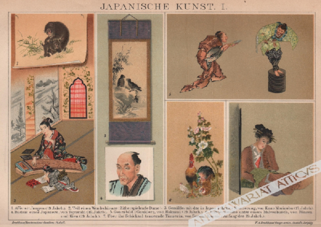 [ryciny, 1898] Japanische Kunst. I. [sztuka Japonii]