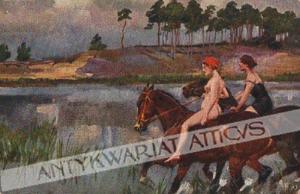 [pocztówka, lata 20-te] "Lekka kawalerja"