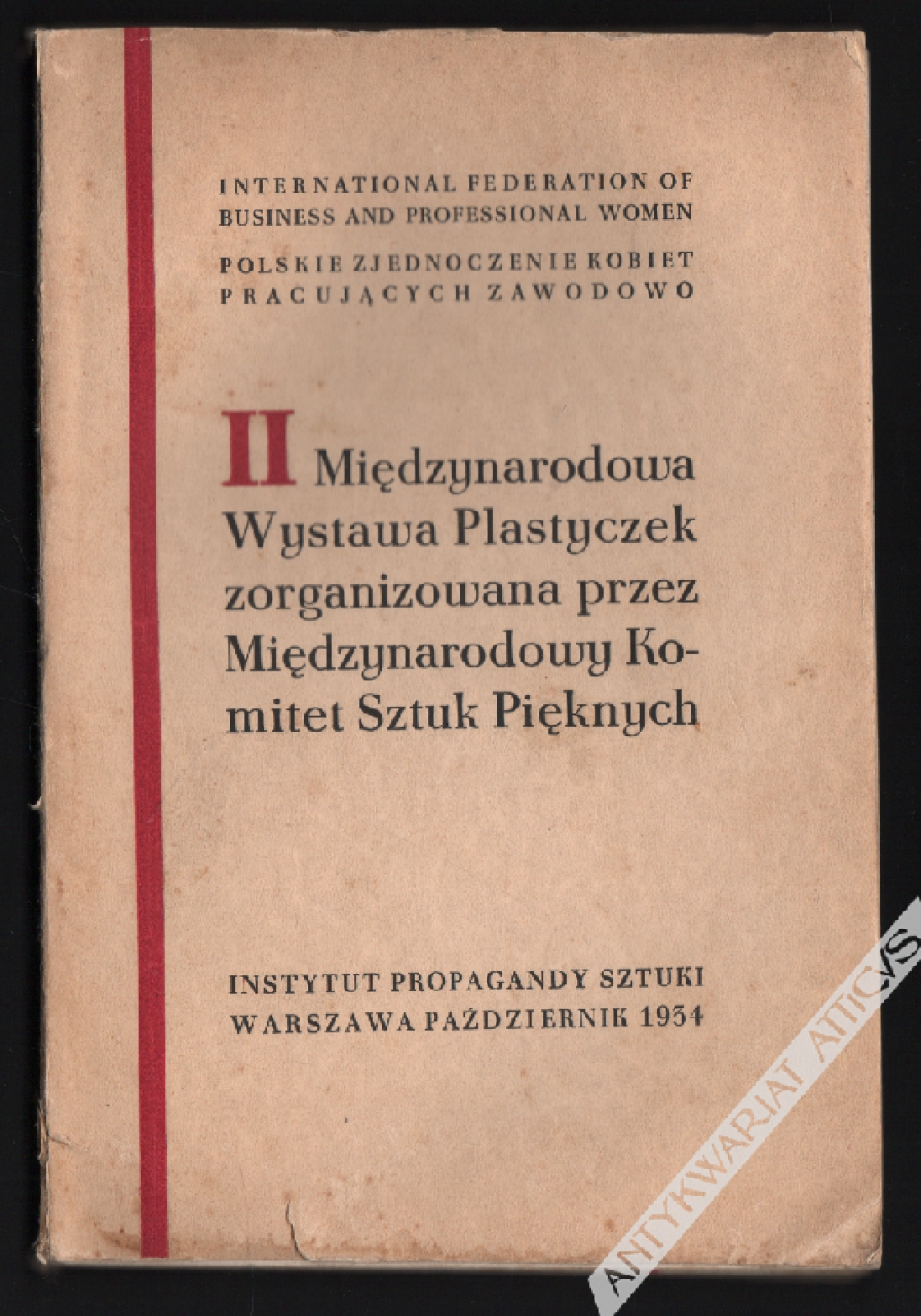II Międzynarodowa Wystawa Plastyczek zorganizowana przez Międzynarodowy Komitet Sztuk Pięknych