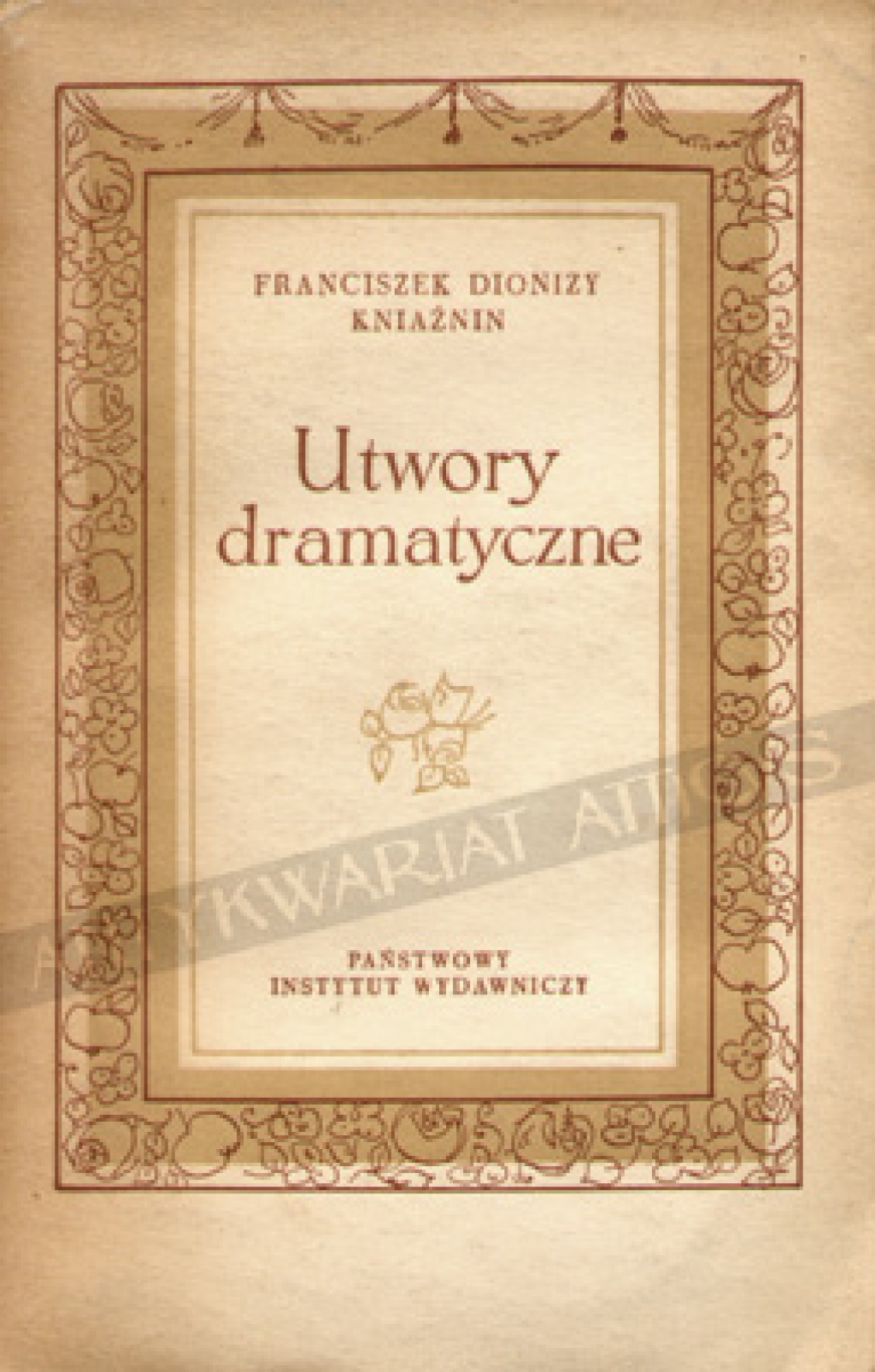 Utwory dramatyczne. Wybór