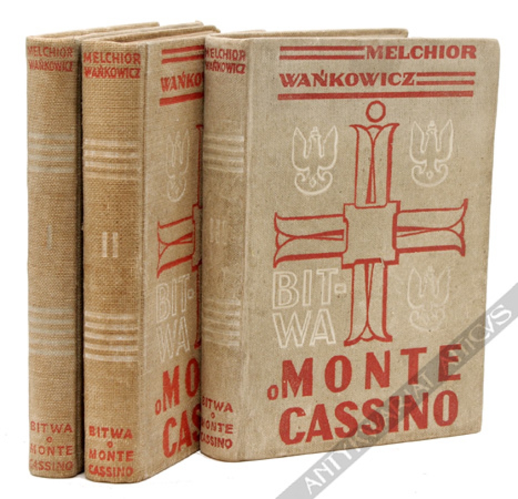Bitwa o Monte Cassino, t. I-III [pierwsze wydanie]