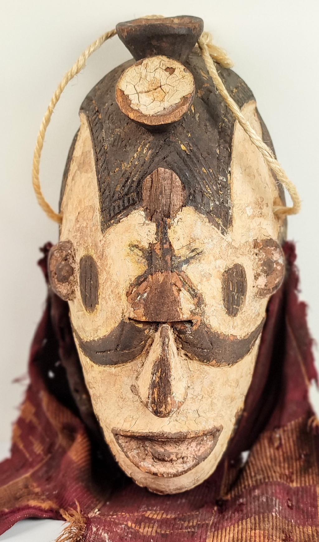 [maska rytualna, Afryka, poł. XX w.] Maska Igbo (Ibo)