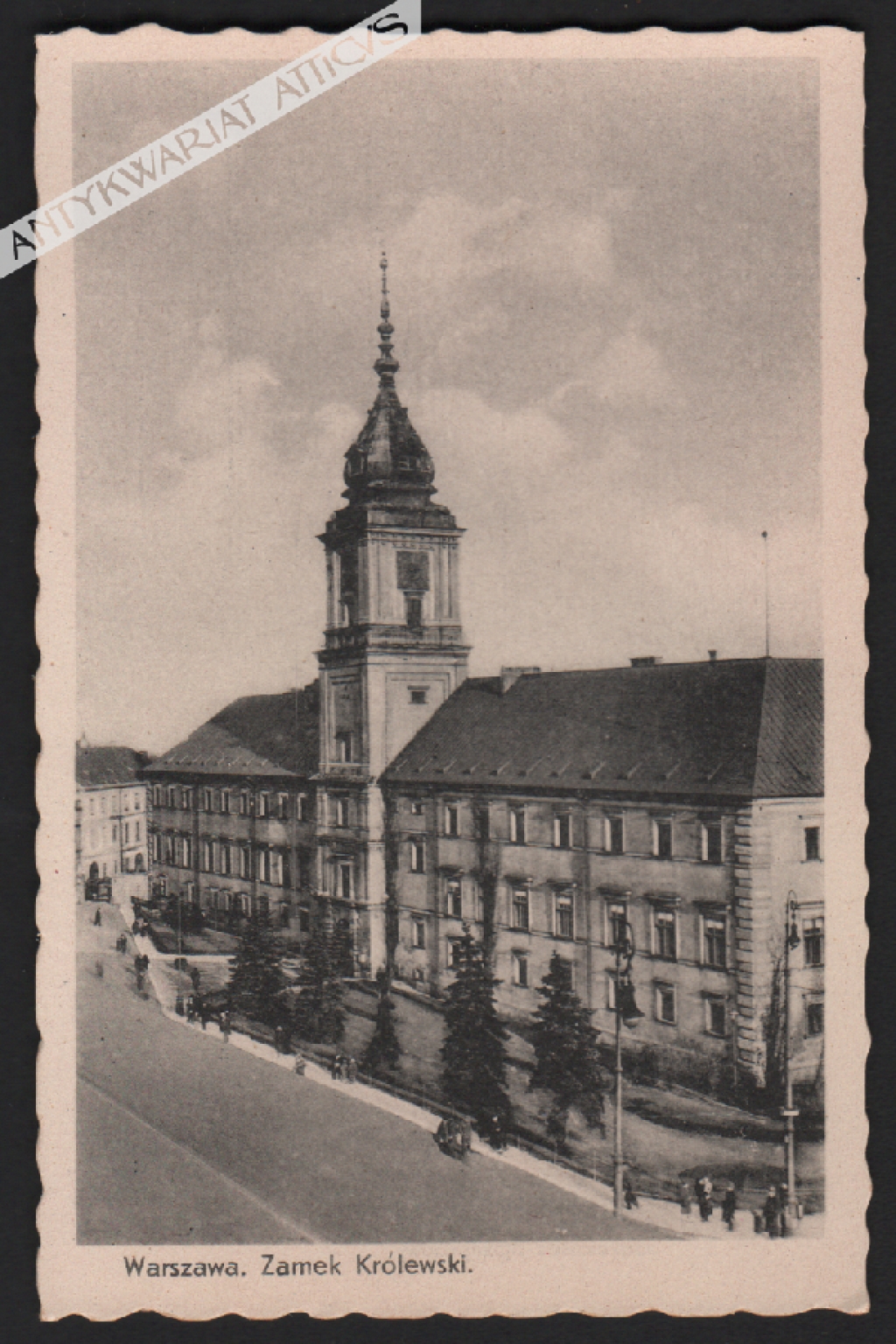 [pocztówka, ok. 1930] Warszawa. Zamek Królewski.