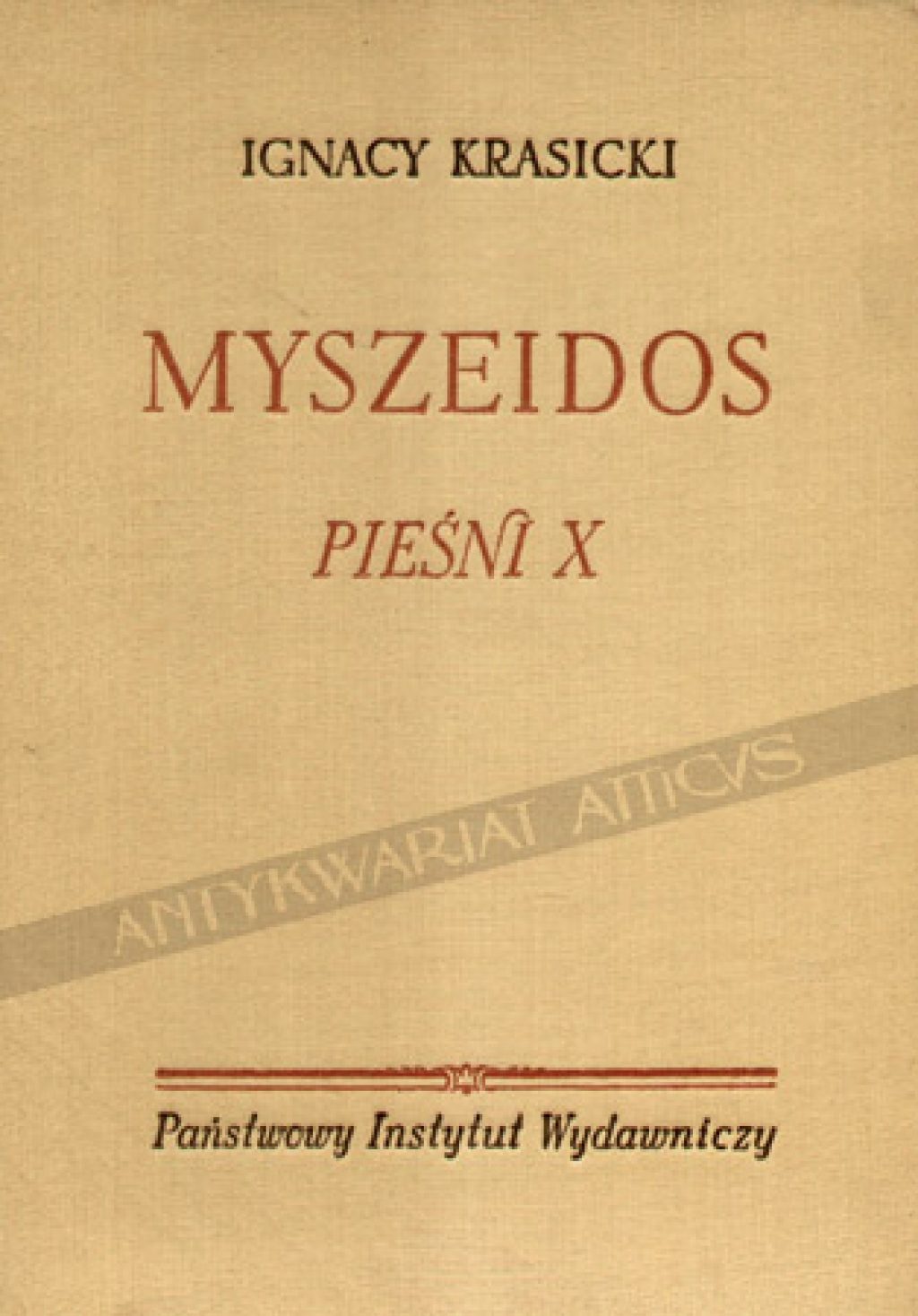 Myszeidos pieśni X [ilustr. Maja Berezowska]