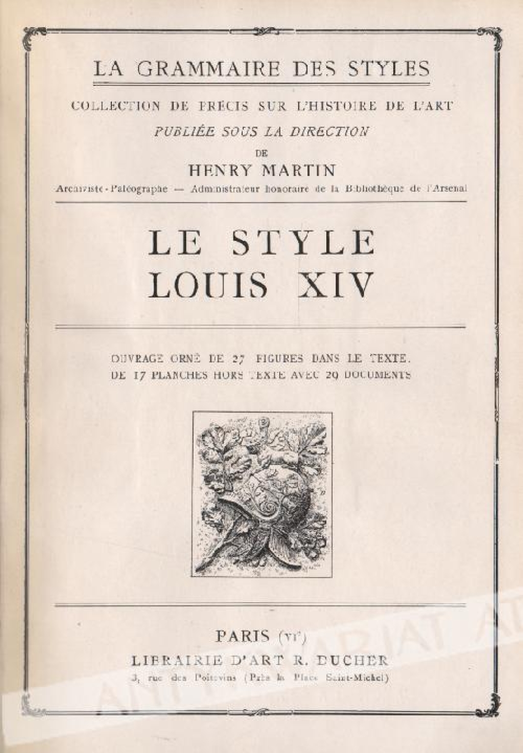 Le Style Louis XIV