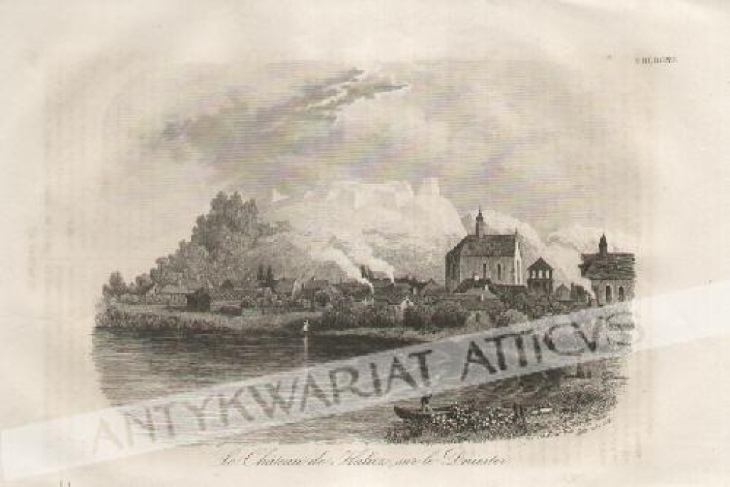 [rycina, 1835] Le Chateau de Halicz sur le Dniester [Zamek w Haliczu nad Dniestrem]
