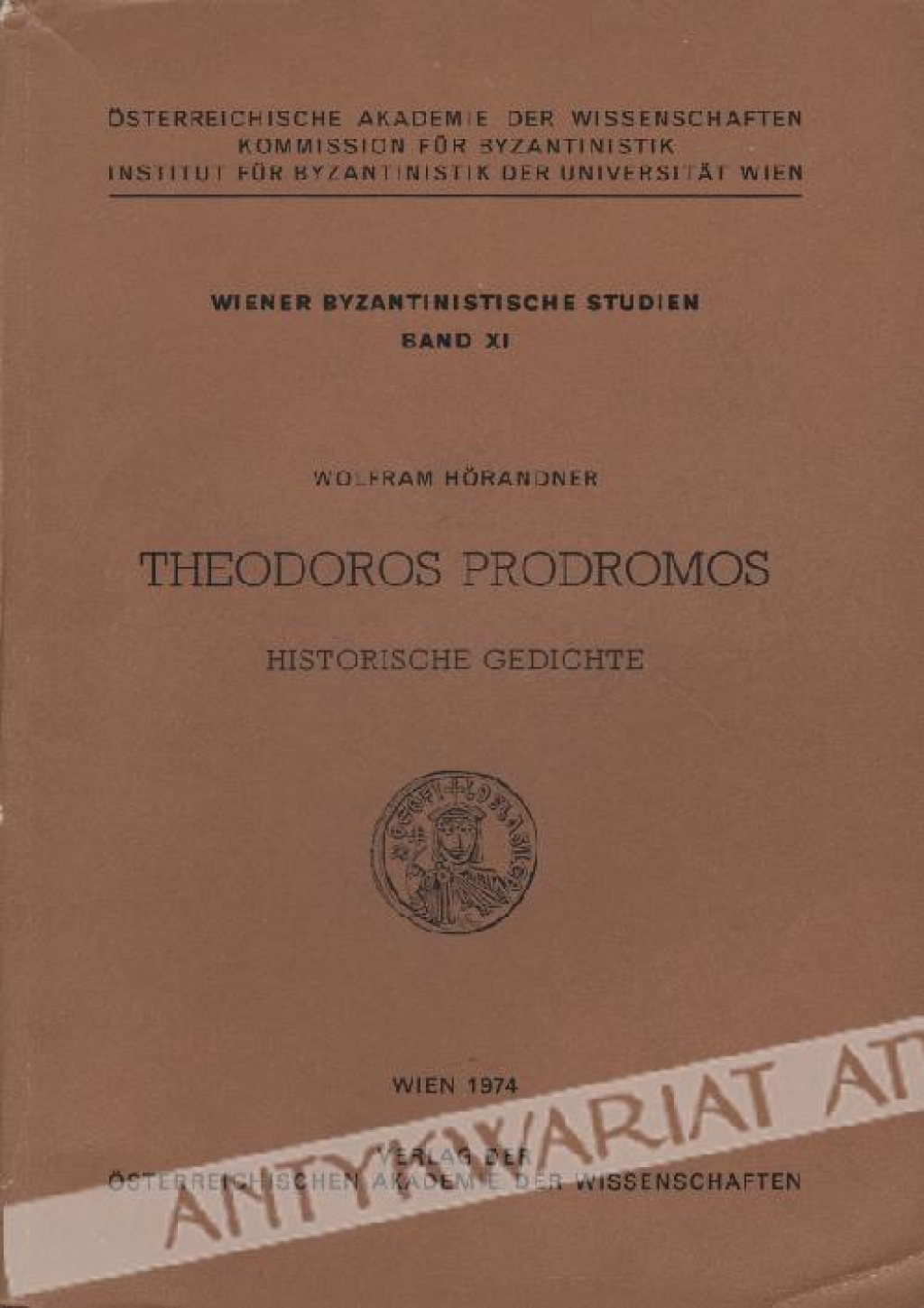 Theodoros Prodromos. Historische Gedichte [Text und Kommentar]
