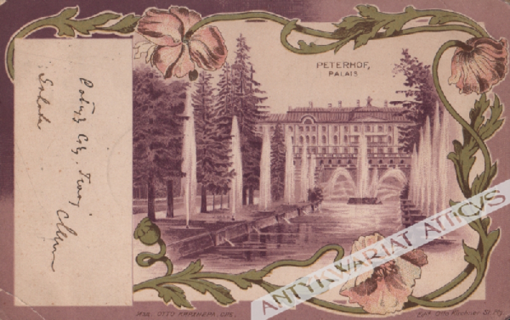 [pocztówka, Rosja, ok. 1899] St. Petersburg