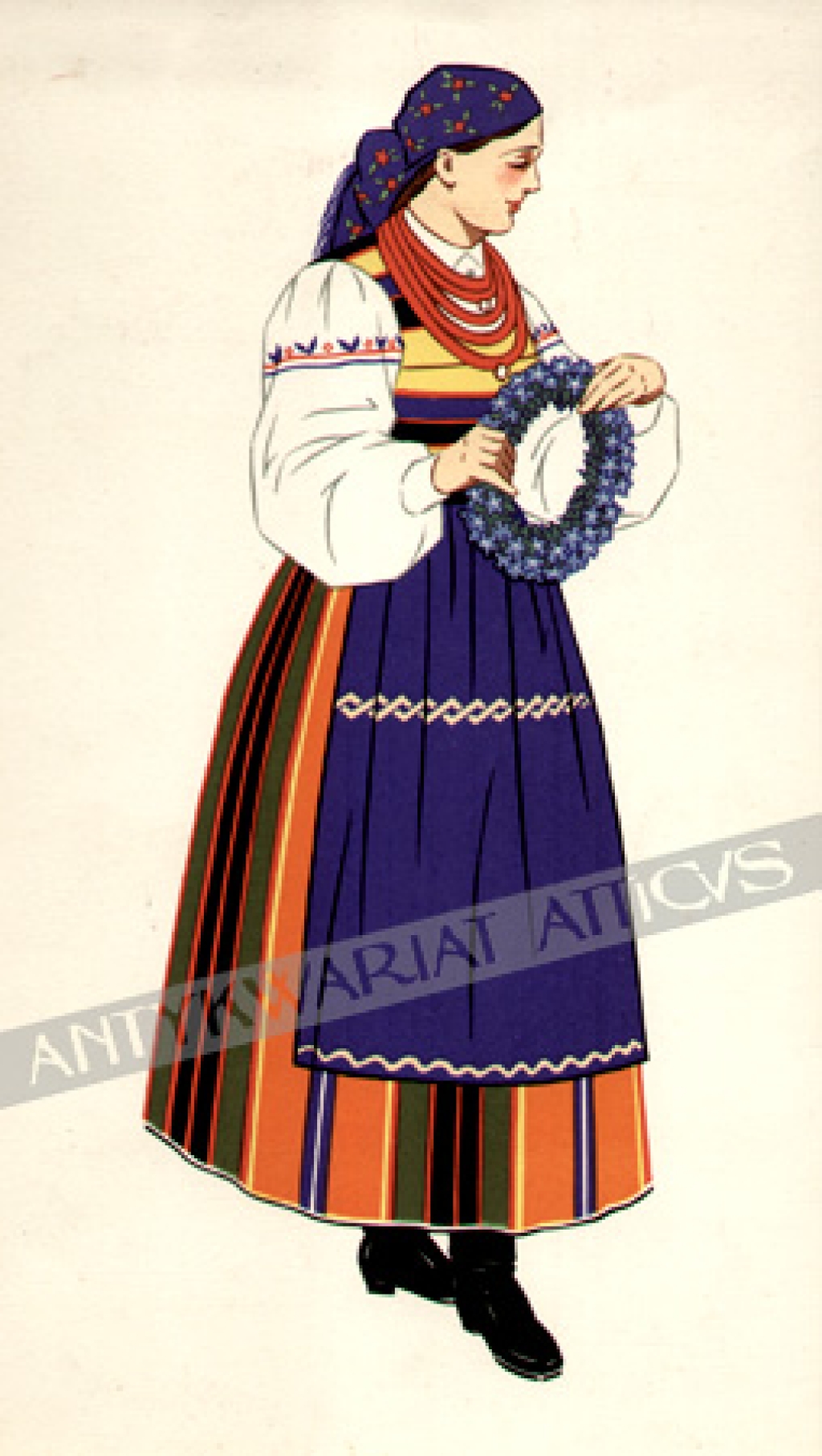 [rycina, 1939] Strój ludowy