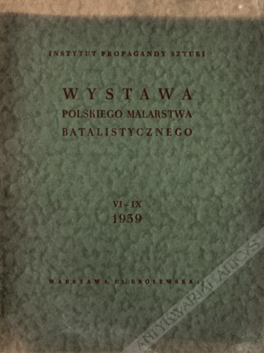 Wystawa polskiego malarstwa batalistycznego VI-IX 1939