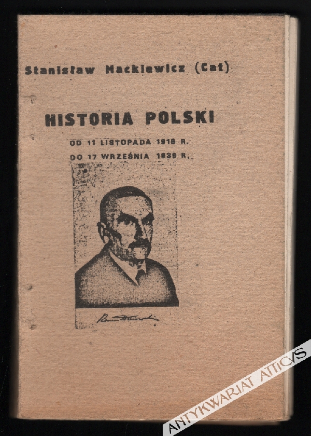 Historia Polski od 11 listopada 1918 r. do 17 września 1939 r.  [egz. z księgozbioru J. Łojka]