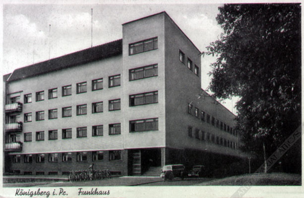 [pocztówka] Konigsberg i. Pr. Funkhaus [Królewiec]