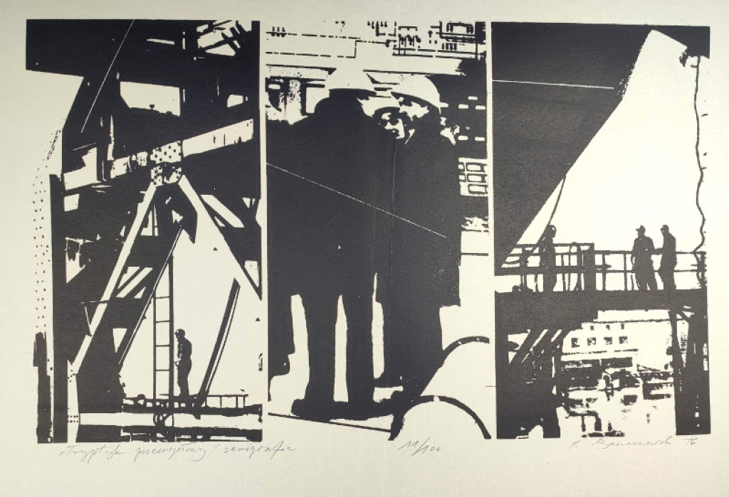 [grafika, 1976] "Tryptyk przemysłowy"