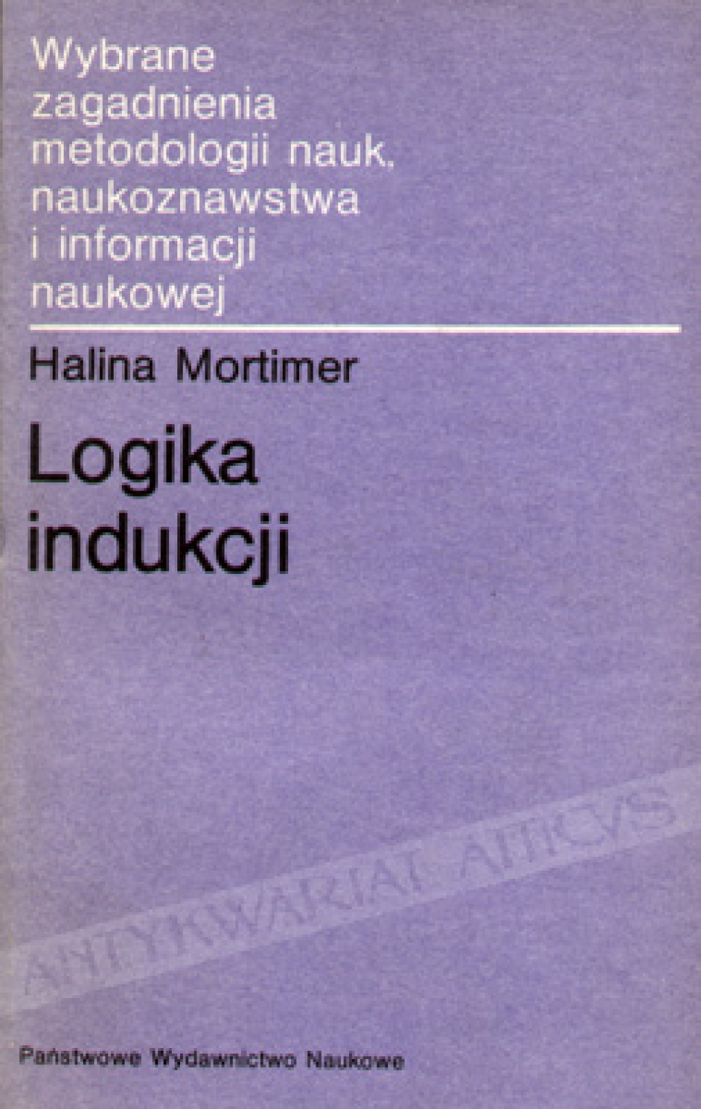 Logika indukcji. Wybrane problemy