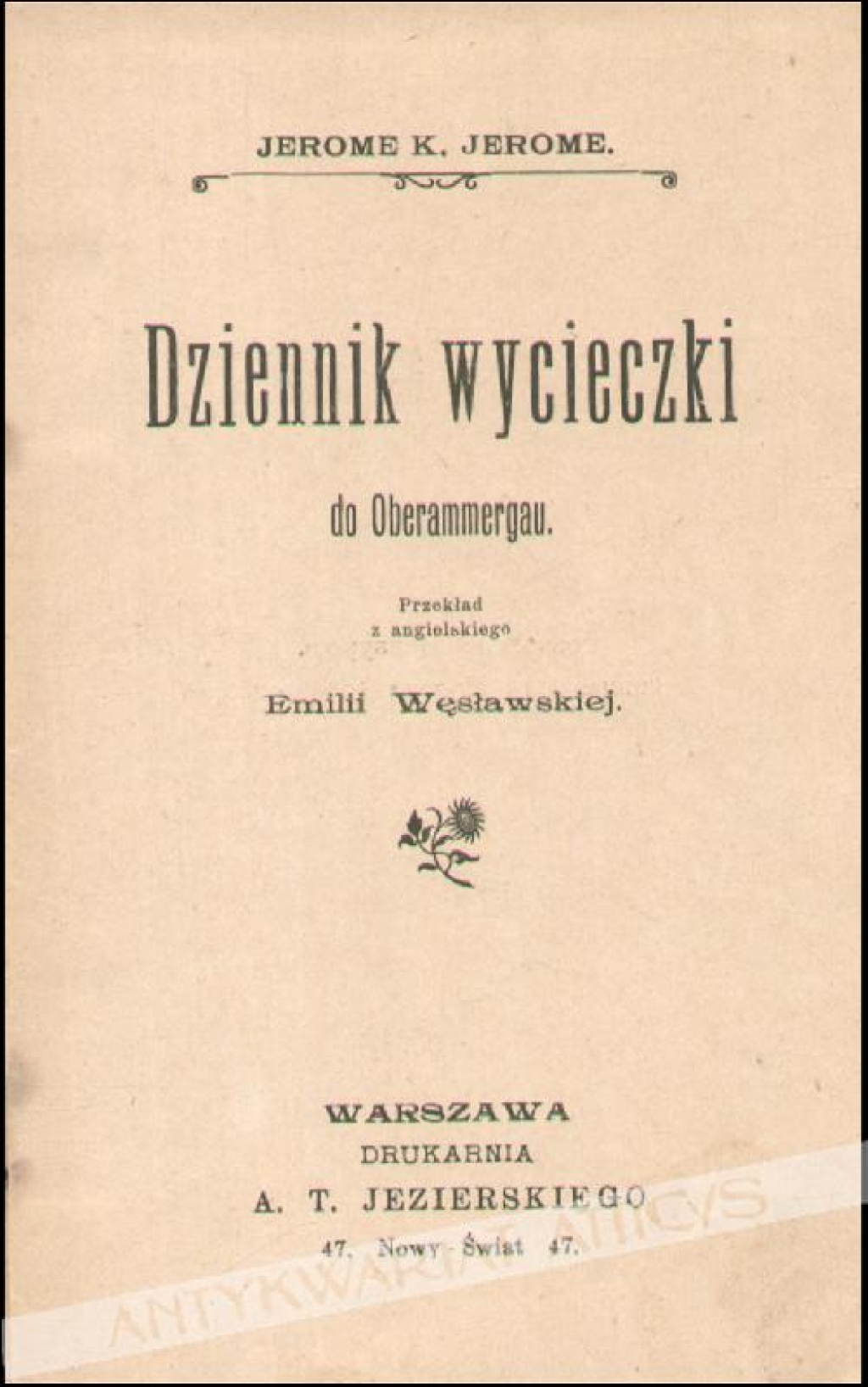 Dziennik wycieczki do Oberammergau