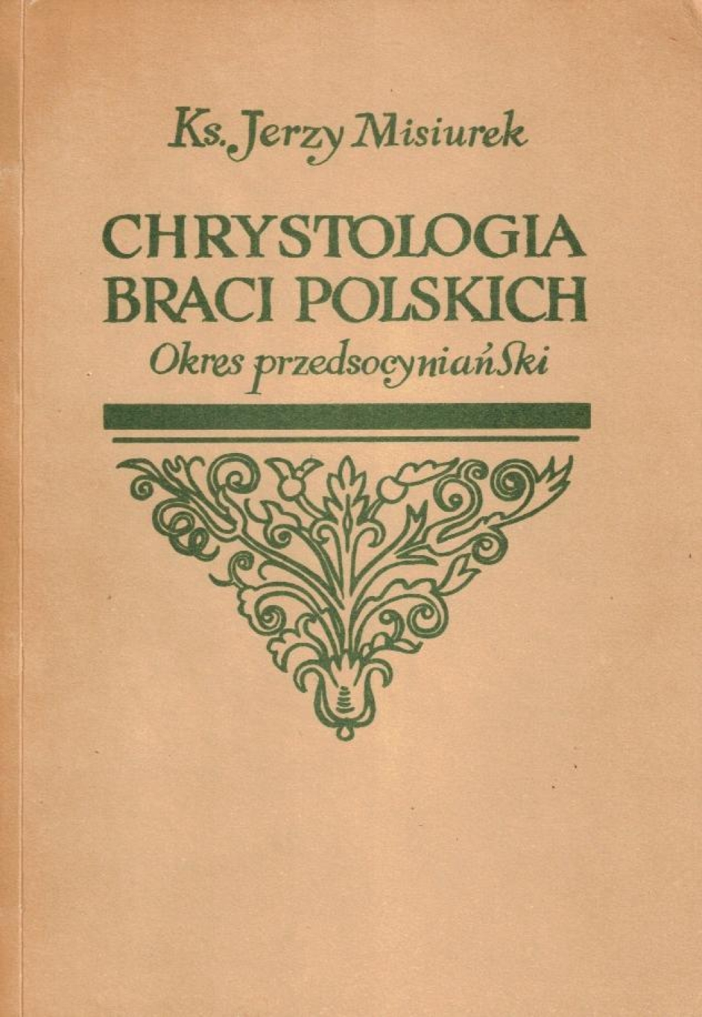 Chrystologia braci polskich. Okres przedsocyniański