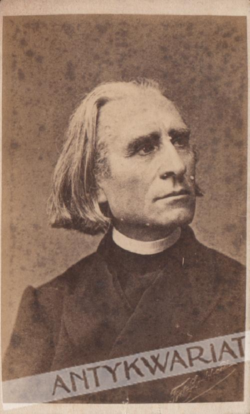 [fotografia, ok. 1870] [portret Franciszka Liszta]