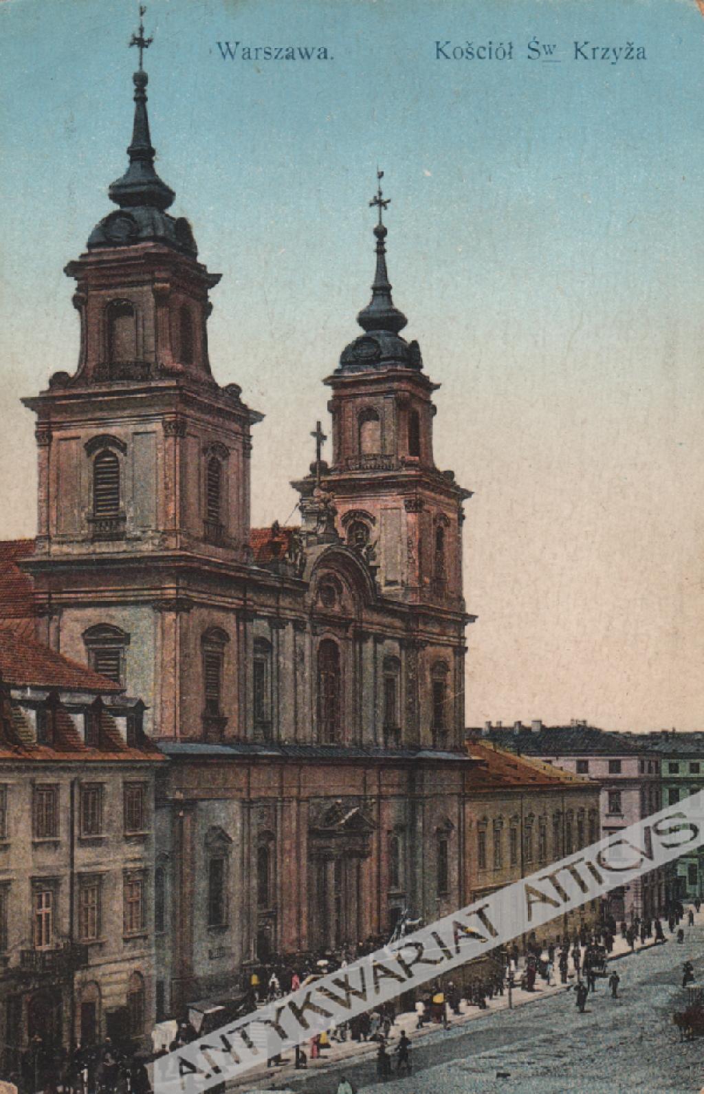[pocztówka, ok. 1910] Warszawa. Kościół Św. Krzyża