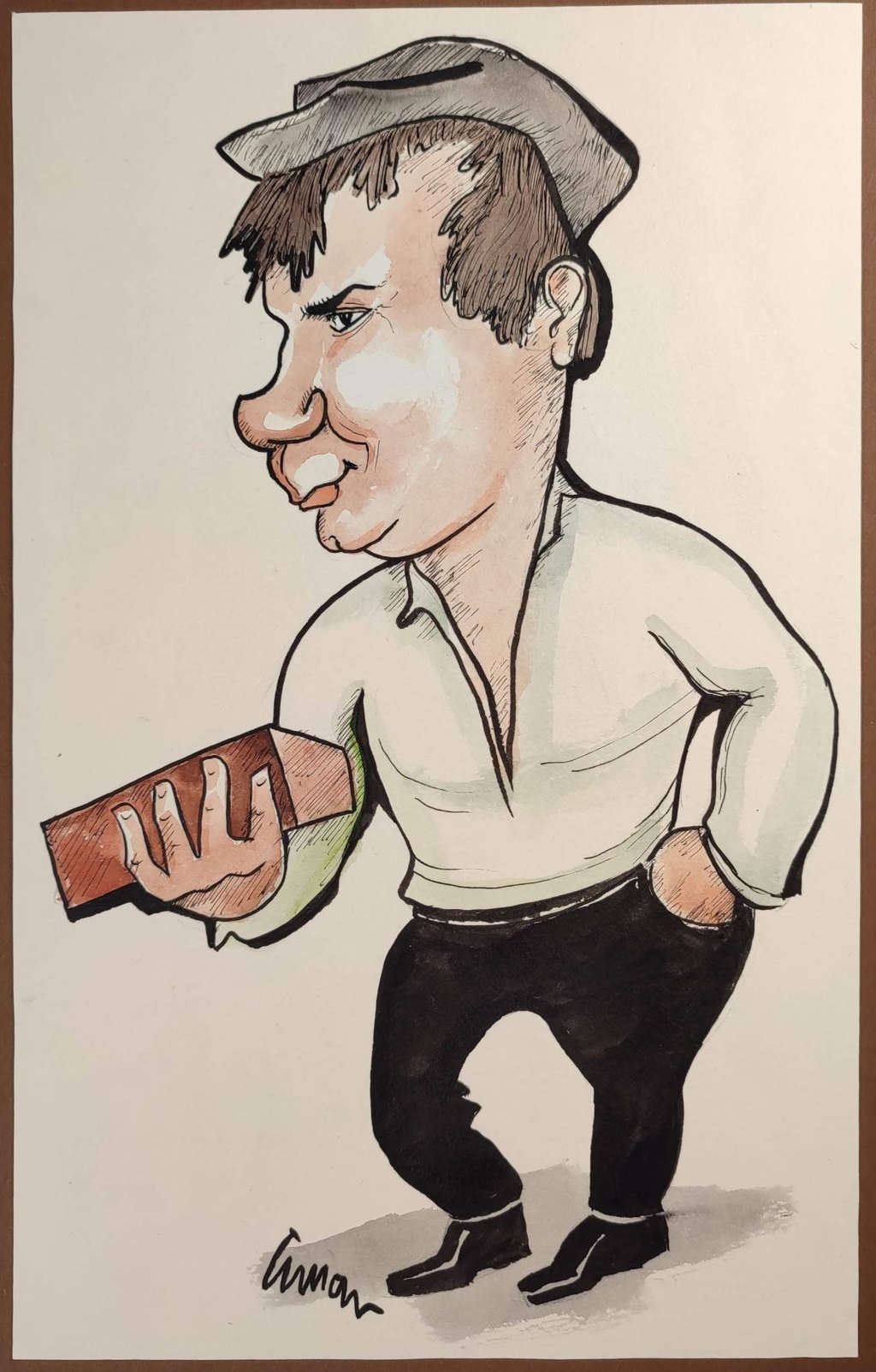 [portret satyryczny] Roman Kłosowski w "Ewa chce spać"
