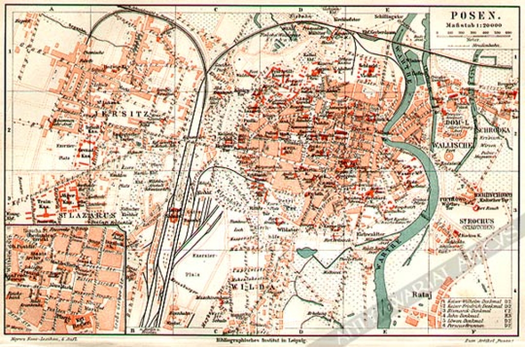 [plan, 1903] Posen [Poznań]
