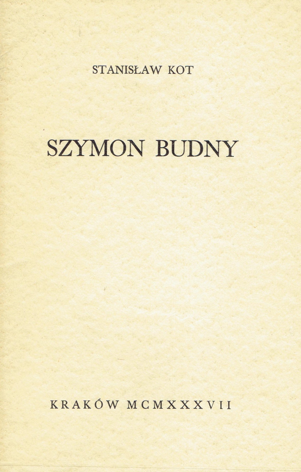 Szymon Budny