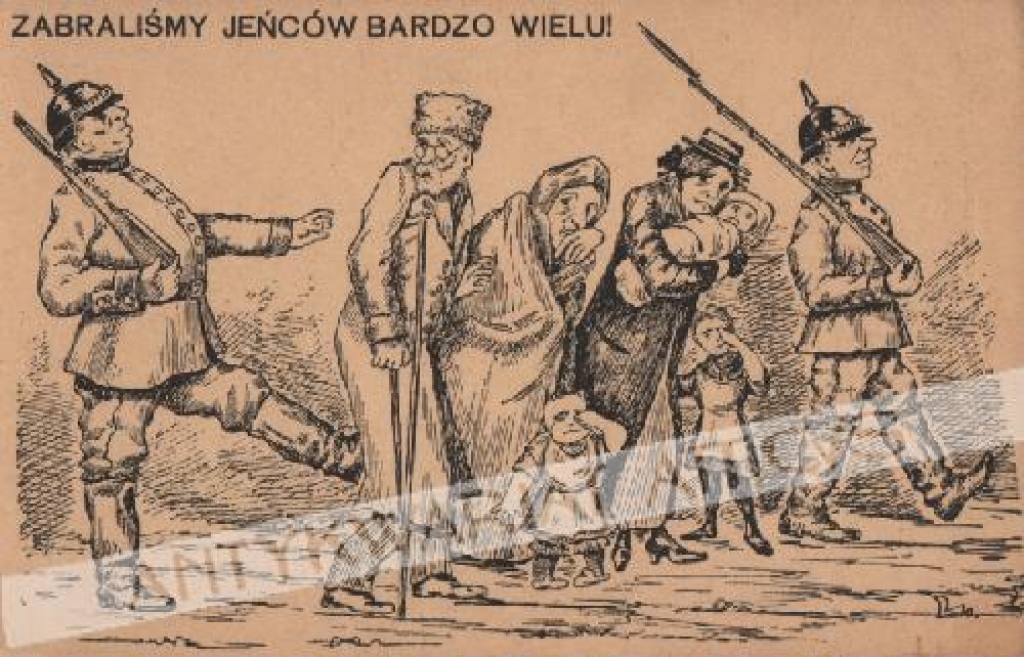 [pocztówka, ok. 1914] \"Zabraliśmy jeńców bardzo wielu!\"