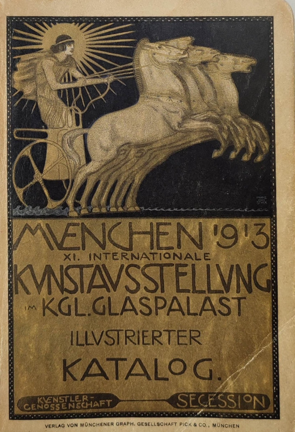 Munchener Kunstausstellung 1913 im Glaspalast. Veranstalter Munchener Kunstler-Genossenschaft und Verein Bildender Kunstler Munchens "Secession" .............. Amtlicher Katalog