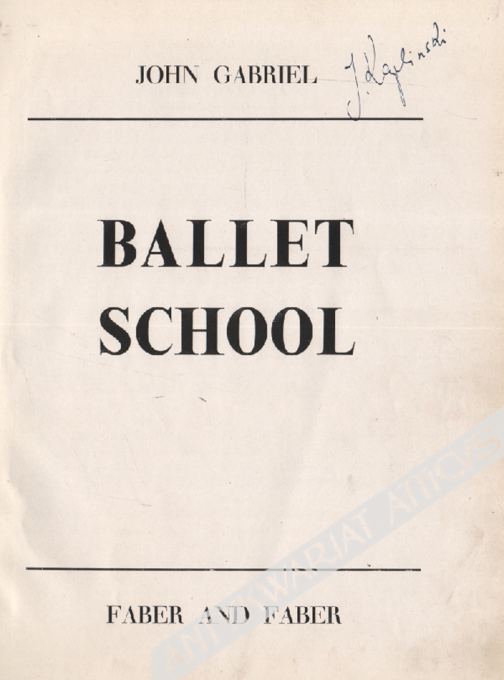 Ballet school