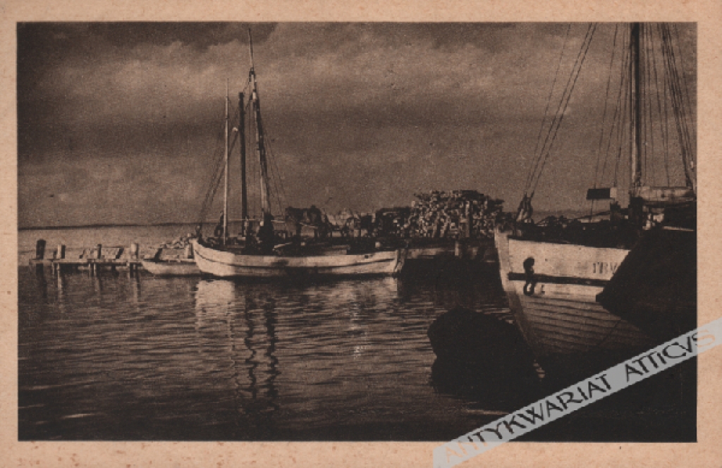[pocztówka, ok. 1930] Puck. Przystań rybacka - Fischerhafen - The fishing Port