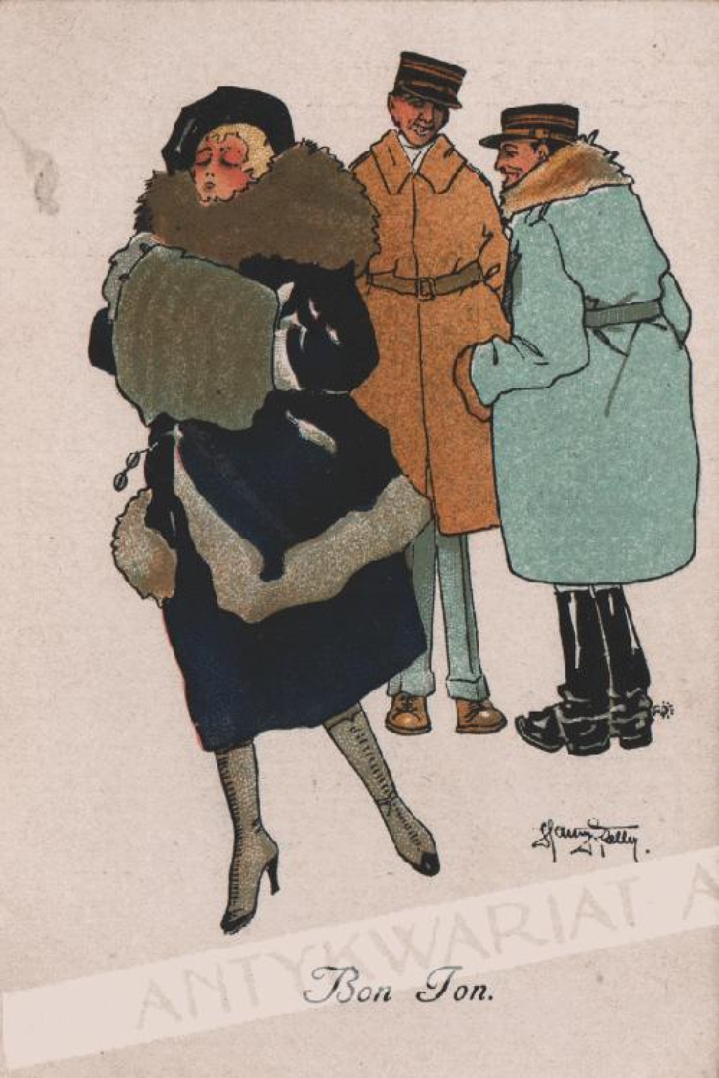 [pocztówka, ok. 1920] Bon Ton