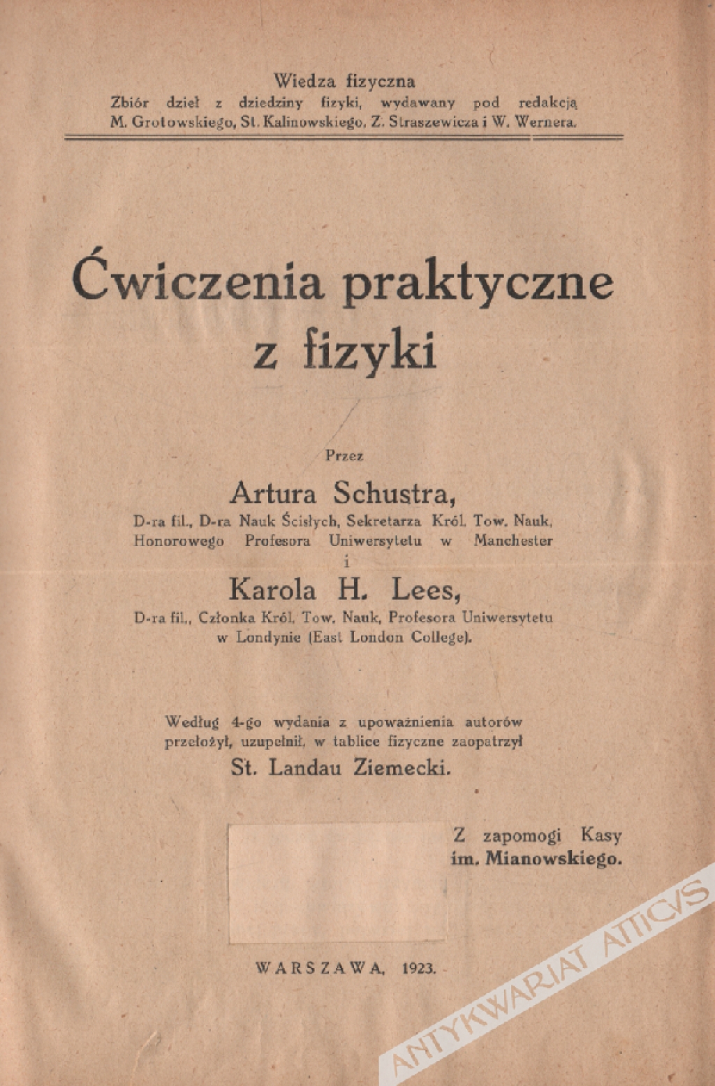 Ćwiczenia praktyczne z fizyki