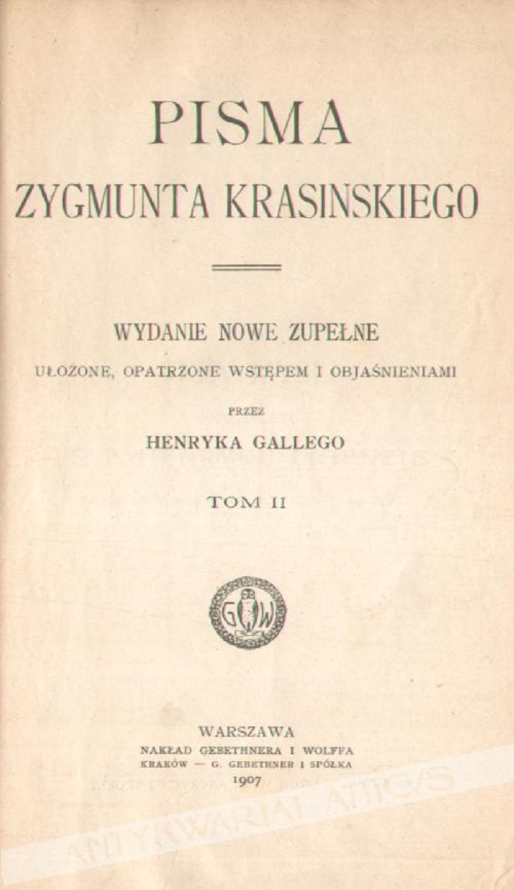 Pisma, t. II-III