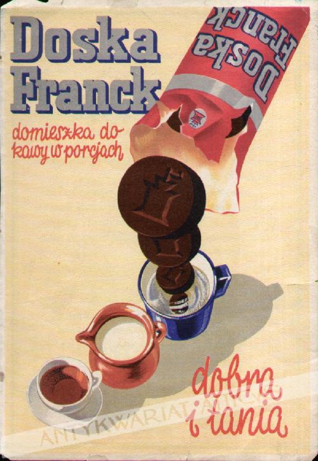 Doska Franck - domieszka do kawy porcjach. Dobra i tania [folder reklamowy]