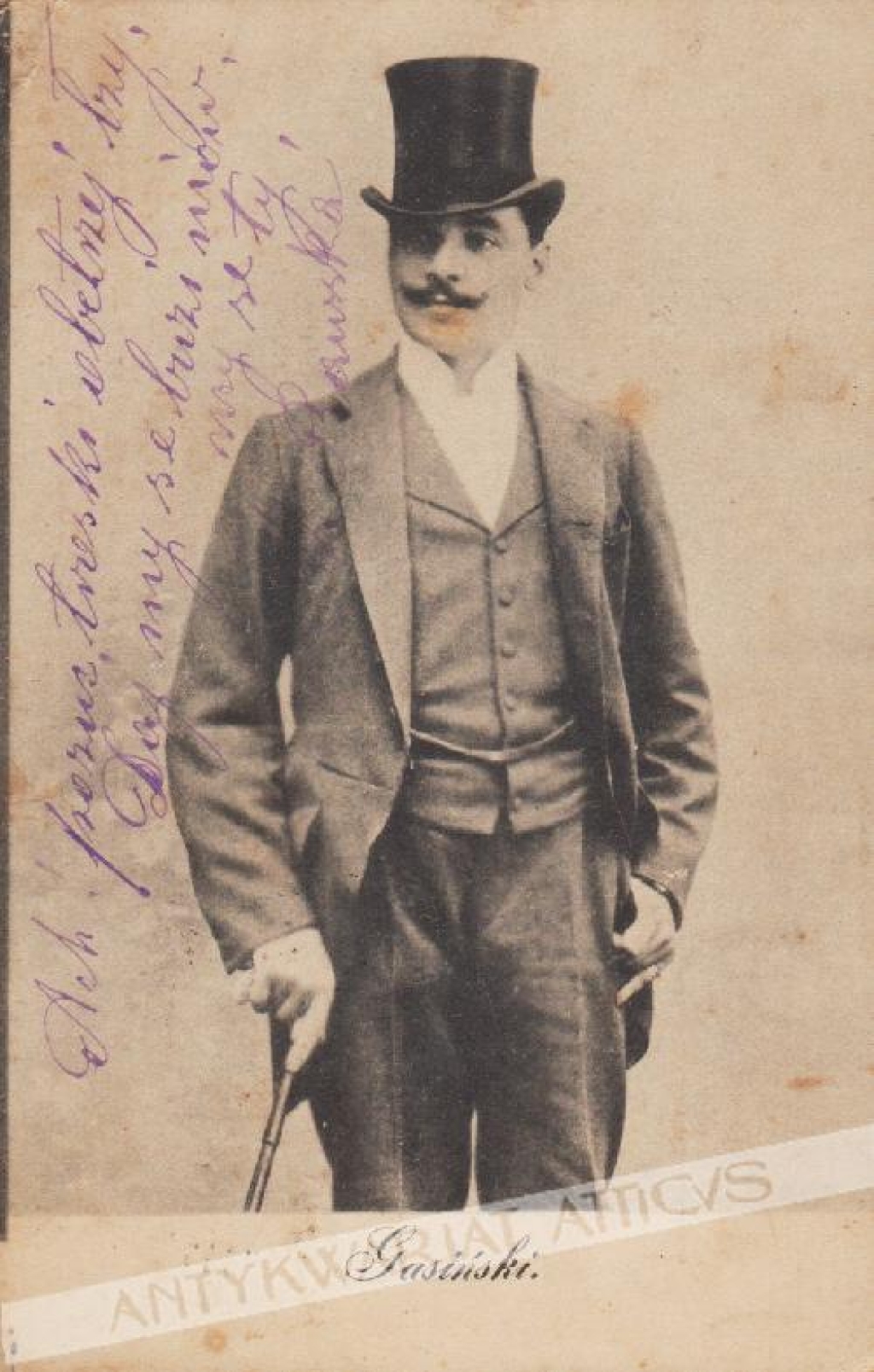 [pocztówka, ok. 1900] Gasiński [Edmund Ludwik Gasiński]